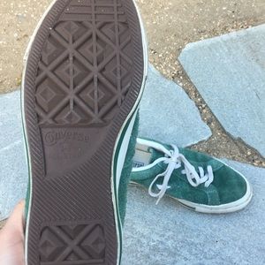 Converse Shoes - Green Converse One Stars, size 8 Converse Shoes - Green Converse One Stars, size 8